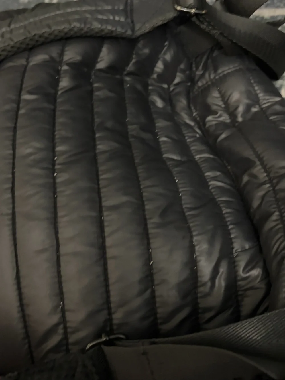 Capezio Black Quilted Puffer Backpack